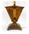 Copper Antique Bradley & Hubbard Arts & Craft Style Brass and Copper Table Lamp For Sale - Image 8 of 9