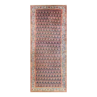 Antique Persian Senneh Malayer Gallery Carpet 5'11" × 15'6" For Sale