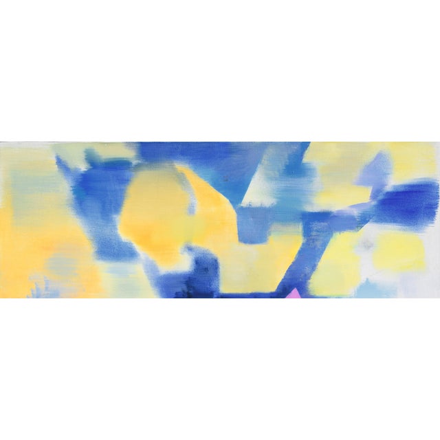 Gorgeous colors in this abstract of the sunrise on the bay by Erle Loran (American, 1905-1999), a modernist of urban and...