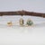 1Ct Montana Sapphire Earrings With Earth-Mined Diamond Accents: Solid 14k Gold For Sale In Columbus - Image 6 of 8