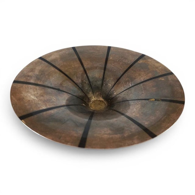 Bauhaus Bowl in Silver-Plated Brass by Paul Haustein for WMF Ikora, 1920s For Sale - Image 9 of 16
