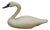 Late 20th Century Rare Wildfowler Decoy Ny Hand Carved Wooden Tundra Swan Folk Art Figure 18" For Sale