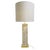 Vintage Italian Travertine Lamp For Sale