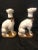 Vintage Hollywood Regency Whippet Greyhound Italian Figurine Statute - a Pair For Sale - Image 4 of 4
