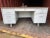 1970s Vintage Mid Century Modern Metal Tanker Desk For Sale - Image 12 of 12