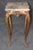 Wood Rare Francois Linke Signed Marble Top Carved Louis XV End Table For Sale - Image 7 of 12