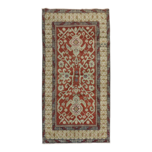 Antique Caucasian Rustic Shirvan Rug