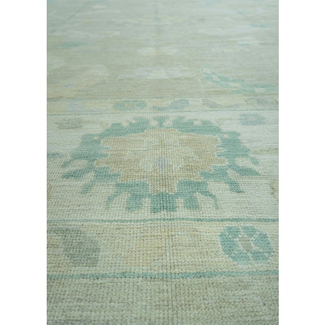 Turkish Oushak Square Rug 11'9" x 13' #19281 For Sale In Houston - Image 6 of 8