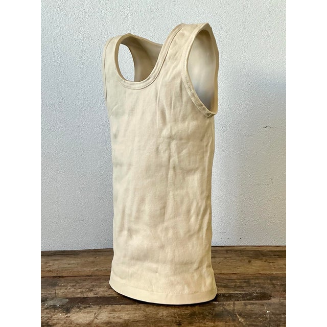 Vintage Postmodern Original Michael Harvey Sculpture of Tank Top For Sale In West Palm - Image 6 of 12