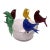 Wave Murano Glass - Bird Bath by Wave Murano Glass For Sale