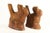 Rare 19th C Pair of Glazed Redware Rabbit Molds, Pennsylvania For Sale - Image 4 of 18