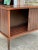 Mid-Century Modern Walnut Sliding Door Occasional Cabinet For Sale - Image 6 of 12