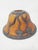 Vintage Meyda Bent Glass Lampshade - Bows - Ribbon - 4" Tall - 8" Diameter For Sale In Los Angeles - Image 6 of 12