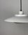 White Mid-Century Modern Space Age UFO Pendant Lamp from Frimann, Denmark, 1970s For Sale - Image 8 of 14