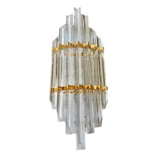 Vintage Italian Wall Light in Glass from Venini, 1980 For Sale