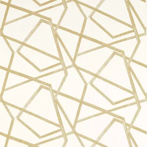 Harlequin Sumi Fabric in Oyster/Gold