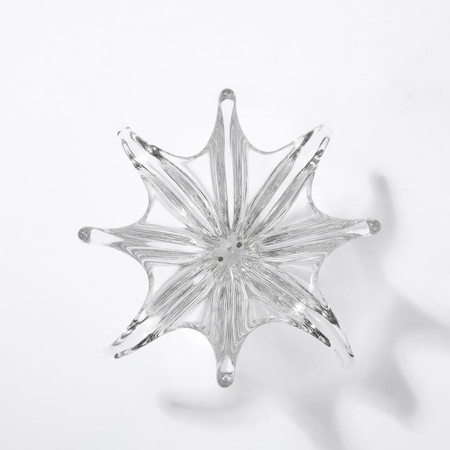 Mid-Century Modern Signed Baccarat Crystal Octopus Bowl For Sale - Image 11 of 15
