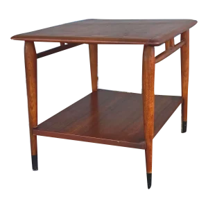 Mid 20th Century Lane Acclaim Side Table With Bottom Shelf