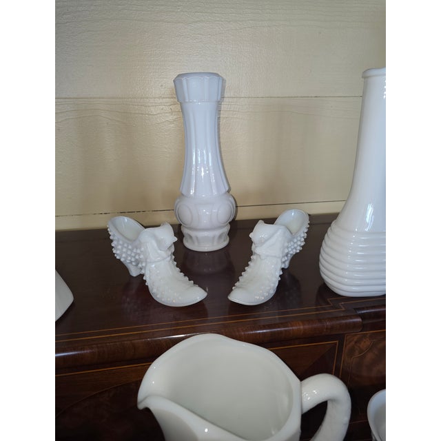 Milk Glass Collection For Sale - Image 4 of 14