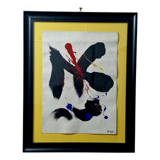 M. HDL, 2001, Mixed Media on Paper, Glass & Wood & Paper For Sale