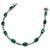 8 Carat Emerald & 1 Carat Diamond Tennis Bracelet 14 Karat White Gold, 7.25" For Sale - Image 15 of 18