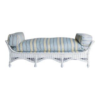 White Wicker Daybed For Sale