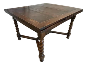 Antique Oak English Dining Table