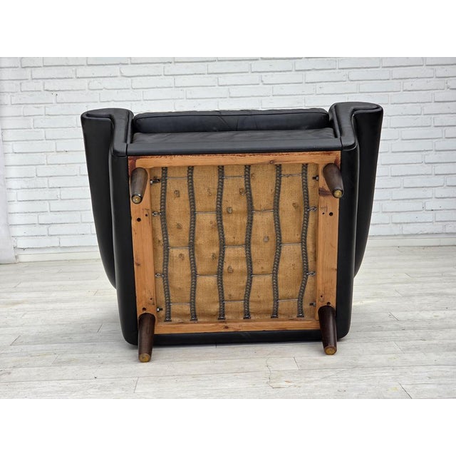 Vintage Danish Highback Chair by Aage Christensen, 1960s For Sale - Image 17 of 18