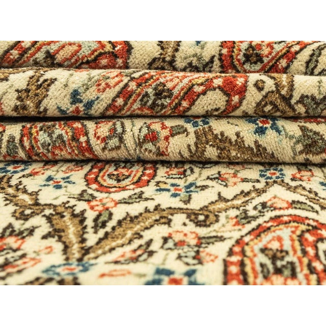 Beige Antique Rug For Sale - Image 8 of 11