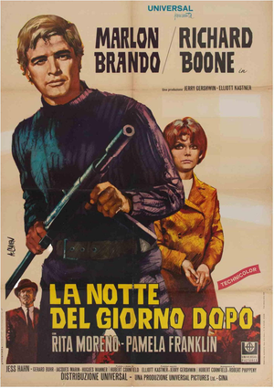 La Notte del Giorno Dopo / The Night of the Following Day Poster, Italy, 1968