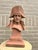 Napoleon Bonaparte Cast Stone Bust with Terracotta Finish Garden Ornament For Sale - Image 12 of 18