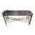1970s Faux Bamboo Console Hollywood Regency For Sale