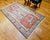 Persian Vintage Persian Shahsavan Soumak Tribal Rug, Handwoven Wool & Silk, Geometric Pattern, Ivory & Red, 4x7 For Sale - Image 3 of 18