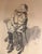 Beige Heinrich Pforr, Midday Nap Sleeping Boy on Chair, 1905, Charcoal on Paper For Sale - Image 8 of 12