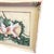 Mid-Century Hawaiian Cockatoo & Botanical Airbrush Original Painting Signed Seay, Framed For Sale - Image 9 of 12