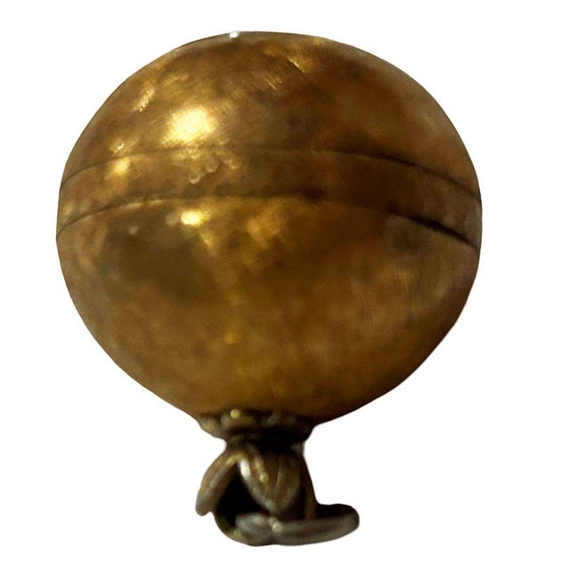 1960s Mid-Century"Boule De Genève" 18mm Swiss Orb Watch Necklace Pendant by Heno For Sale - Image 4 of 4