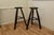 Rustic Vintage French High Stools, 1950, Set of 2 For Sale - Image 3 of 8