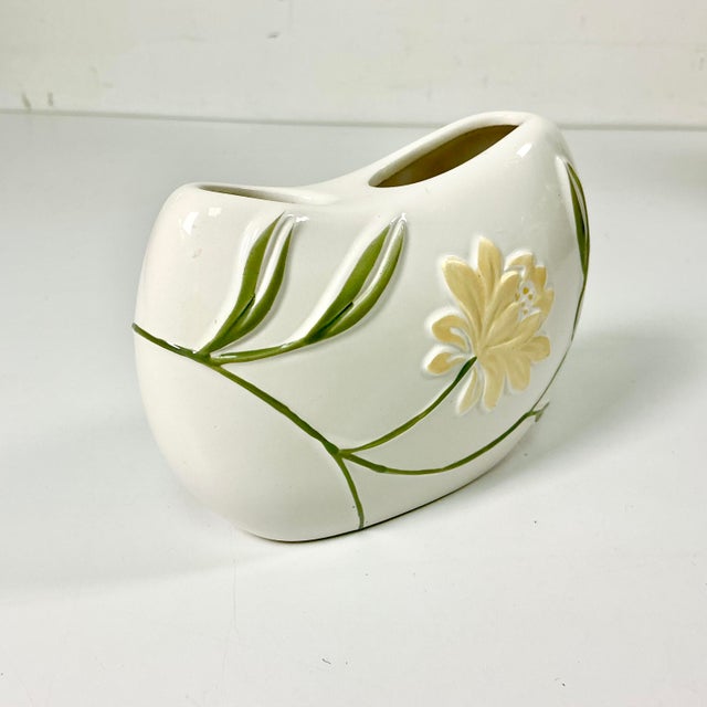 2019 Contemporary Art Nouveau Boho Chic Crosscill Penelope Ceramic Toothbrush Holder. For Sale - Image 6 of 12