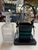 Black Gucci Inspired Leather & Crystal Decanter Set, Italy, 1970s For Sale - Image 8 of 9