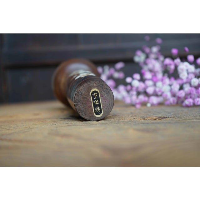 Wood Vintage Wooden Kokeshi Doll by Kazuo Takamizawa, Japan, 1960s For Sale - Image 7 of 8