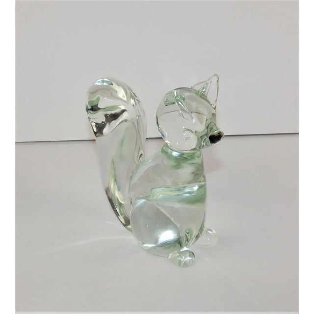 Contemporary Vintage Signed Licio Zanetti Murano Glass Squirrel Figurines For Sale - Image 3 of 8