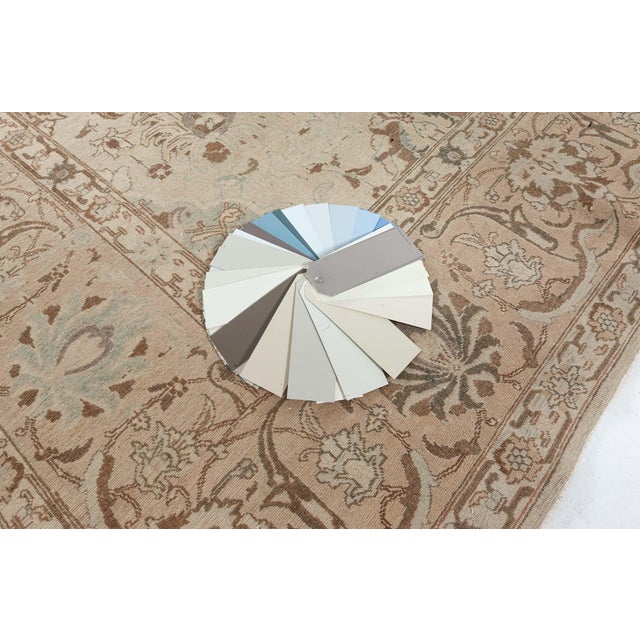 Persian 1930s Persian Tabriz Rug For Sale - Image 3 of 11