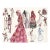 Ivy Attwell Figure Studies Watercolor For Sale