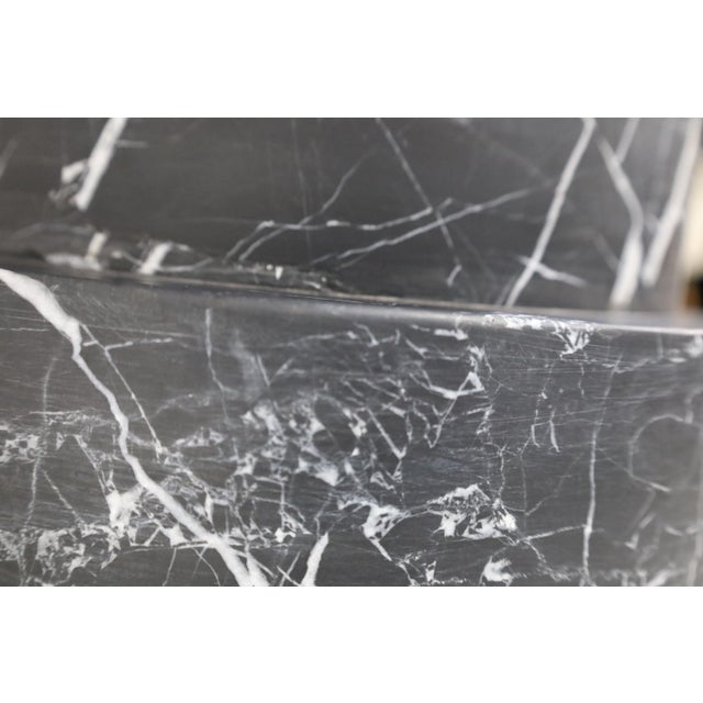Stone Kelly Wearstler Apollo Stool or Table in Nero Marquina Marble For Sale - Image 7 of 9