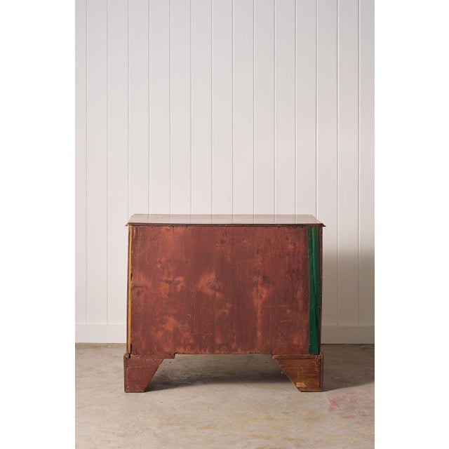 19th Century 19th Century Walnut Crossbanded 3-Drawer Chestv For Sale - Image 5 of 12