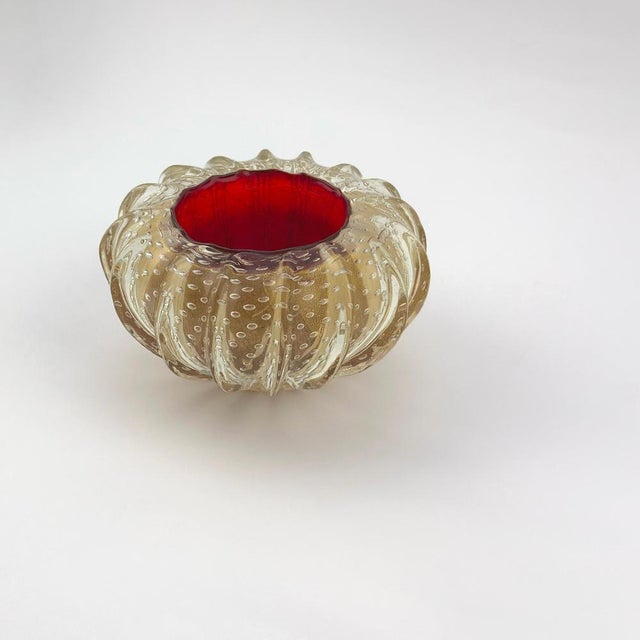 Murano Glass Bowl from Barovier & Toso, Italy, 1980s For Sale - Image 4 of 11