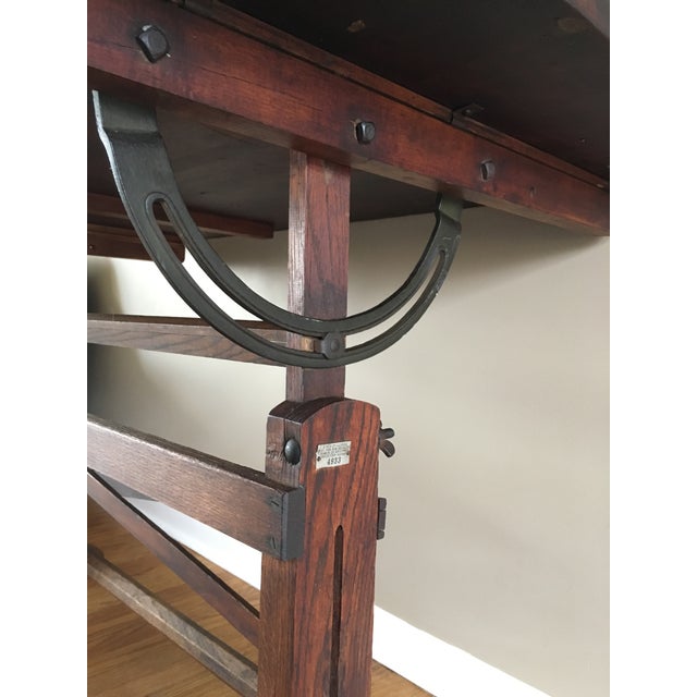 Antique Frederick Post Co. Drafting Table | Chairish
