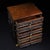 Carved Hardwood Five-Drawer Tabletop Cabinet With Brass Hardware For Sale - Image 4 of 9