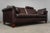 Brown Vintage Sofa in Leather For Sale - Image 8 of 18