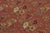 Textile 1980s Vintage Needlepoint Rug in Red With Floral Patterns - by Rug & Kilim For Sale - Image 7 of 8